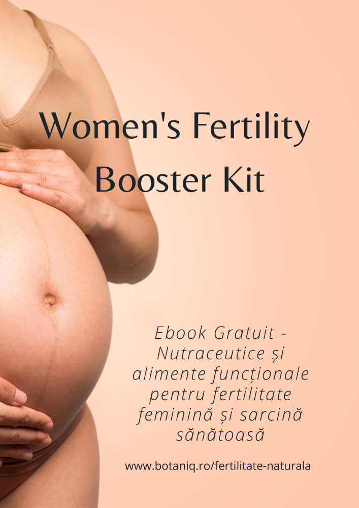 Coperta - Women Fertility Booster Kit - Nutraceutice și alimente funcționale pentru fertilitate feminină și sarcină sănătoasă